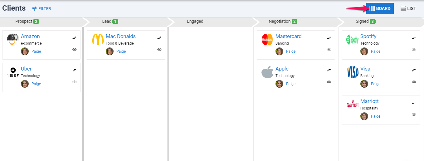 Portail client CRM dédié au recrutement pour les agences d'intérim