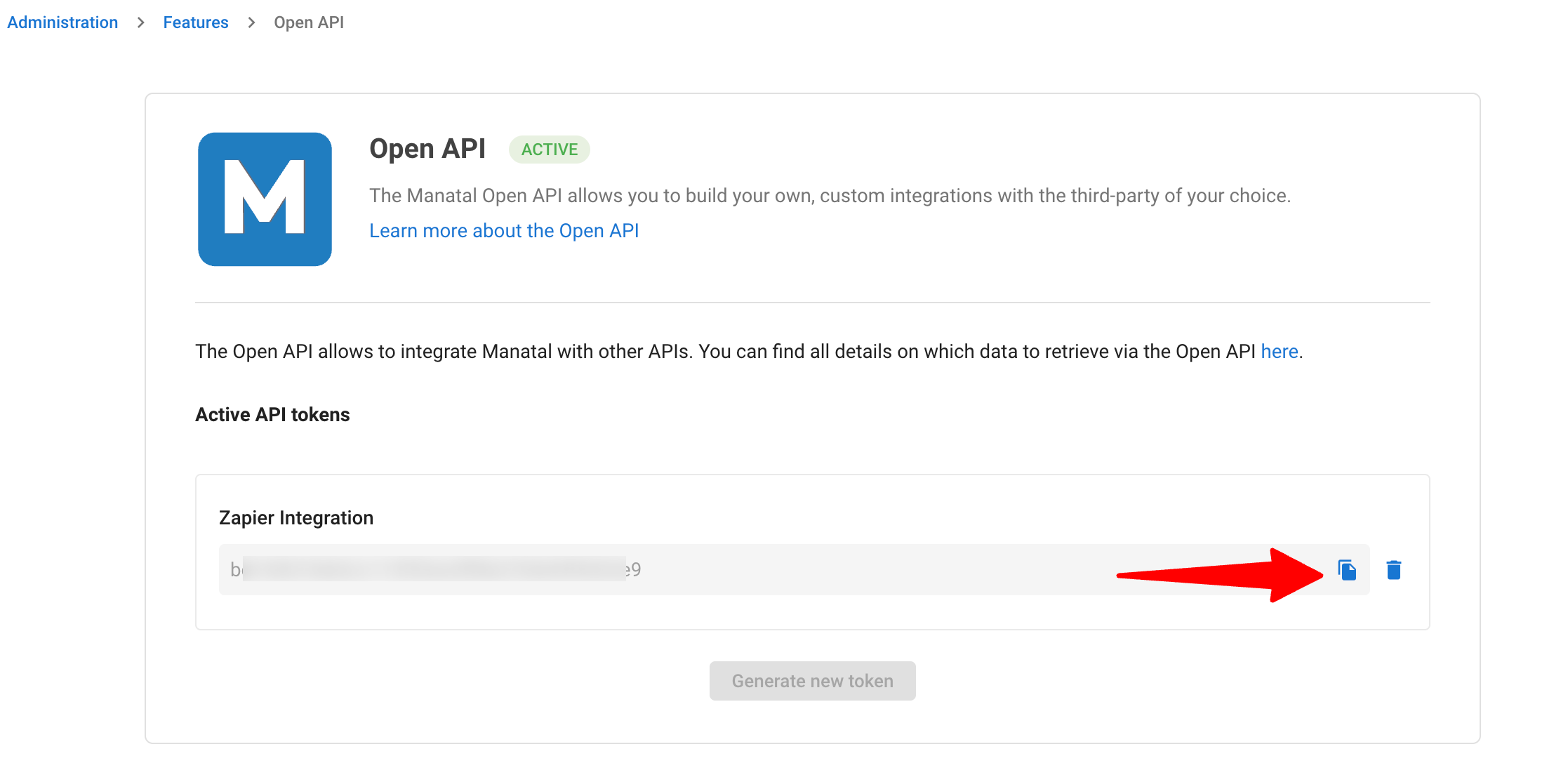 Integrationsablauf zwischen ATS und VMS mithilfe der Manatal Open API und Zapier
