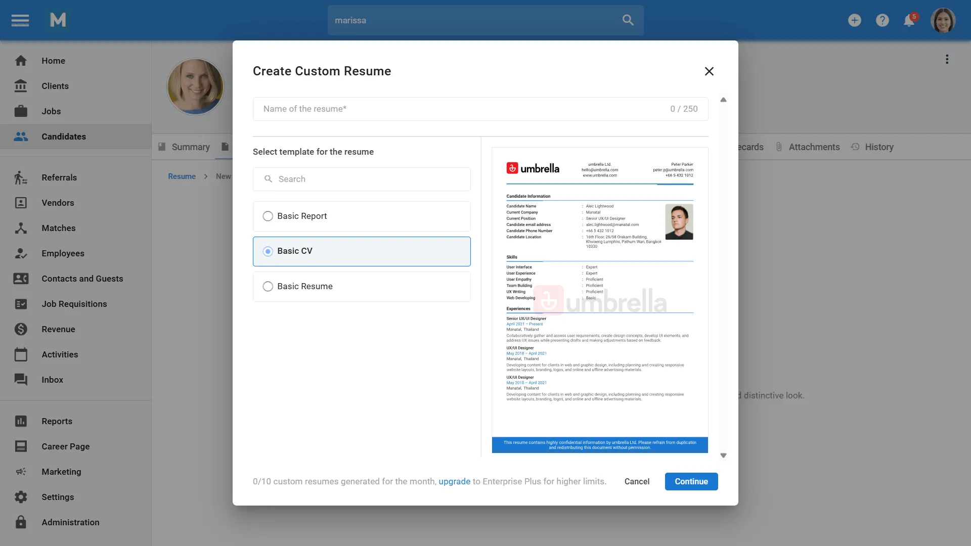 applicant tracking system with email sync