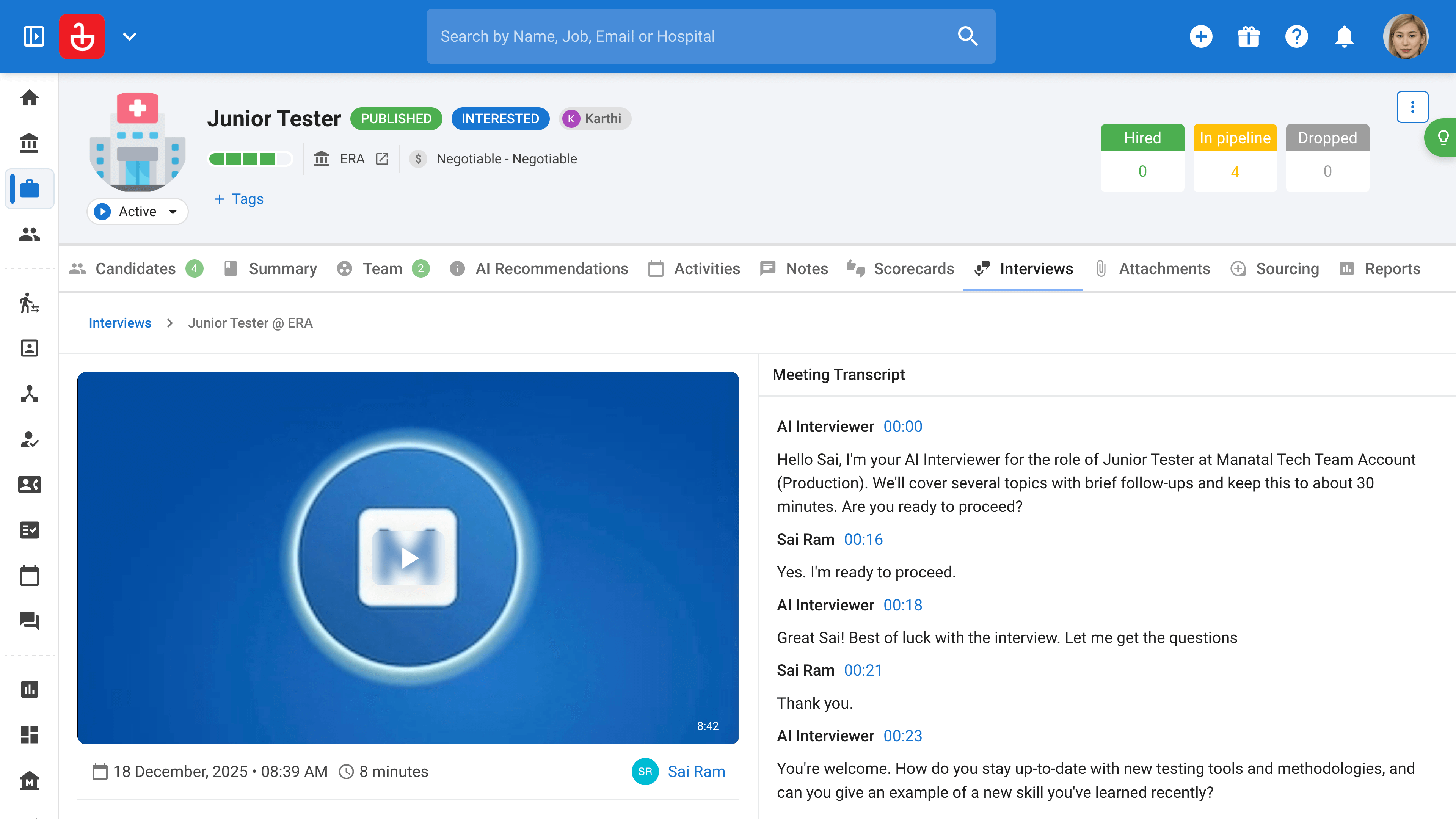 candidate sourcing tool for LinkedIn for easy profile imports