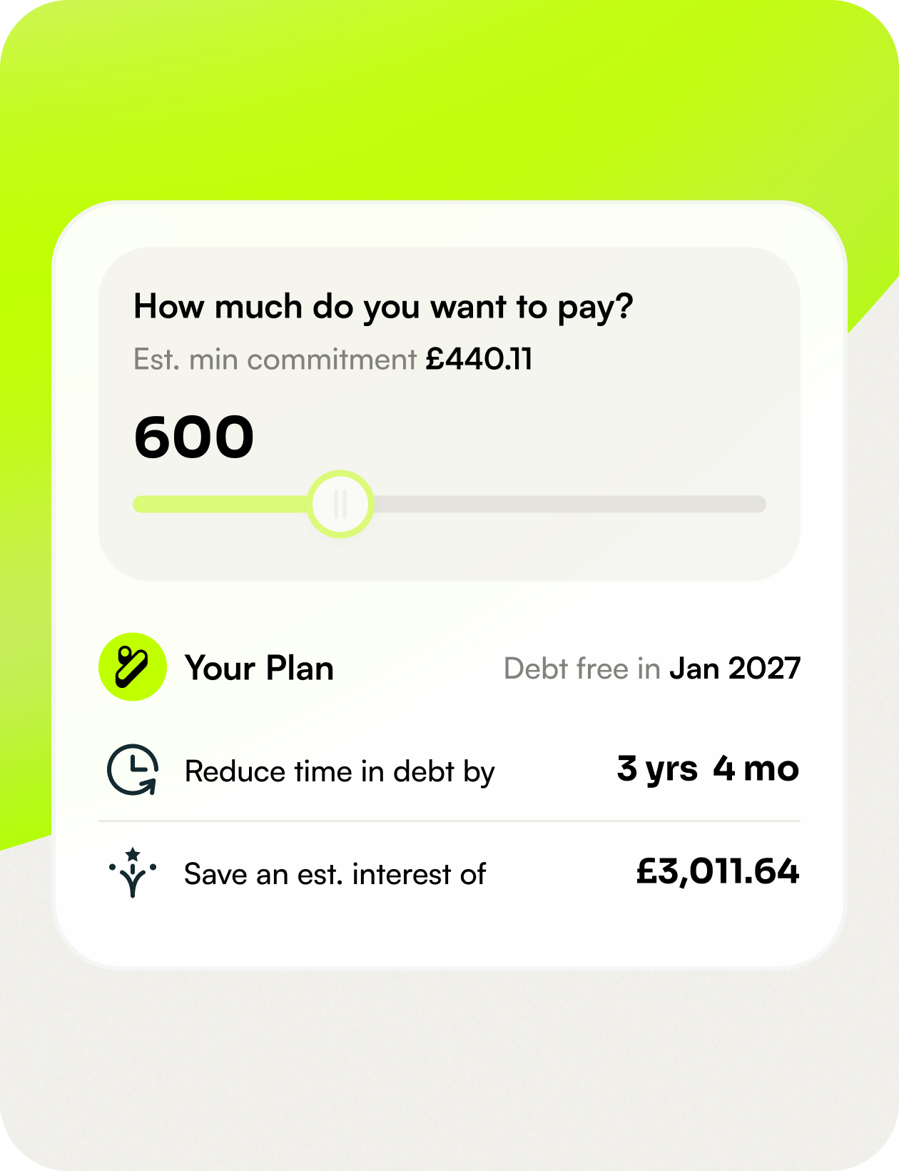 plan deposit image, how much do you want to pay?