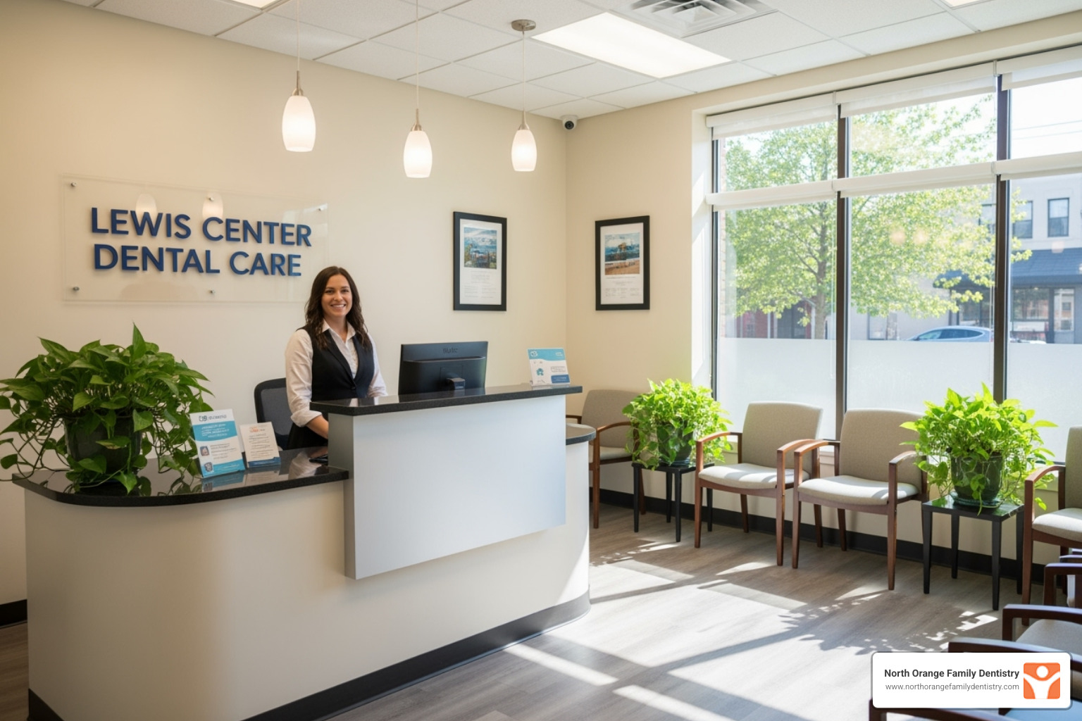 Person with a bright, confident smile after a cosmetic procedure - lewis center dental care