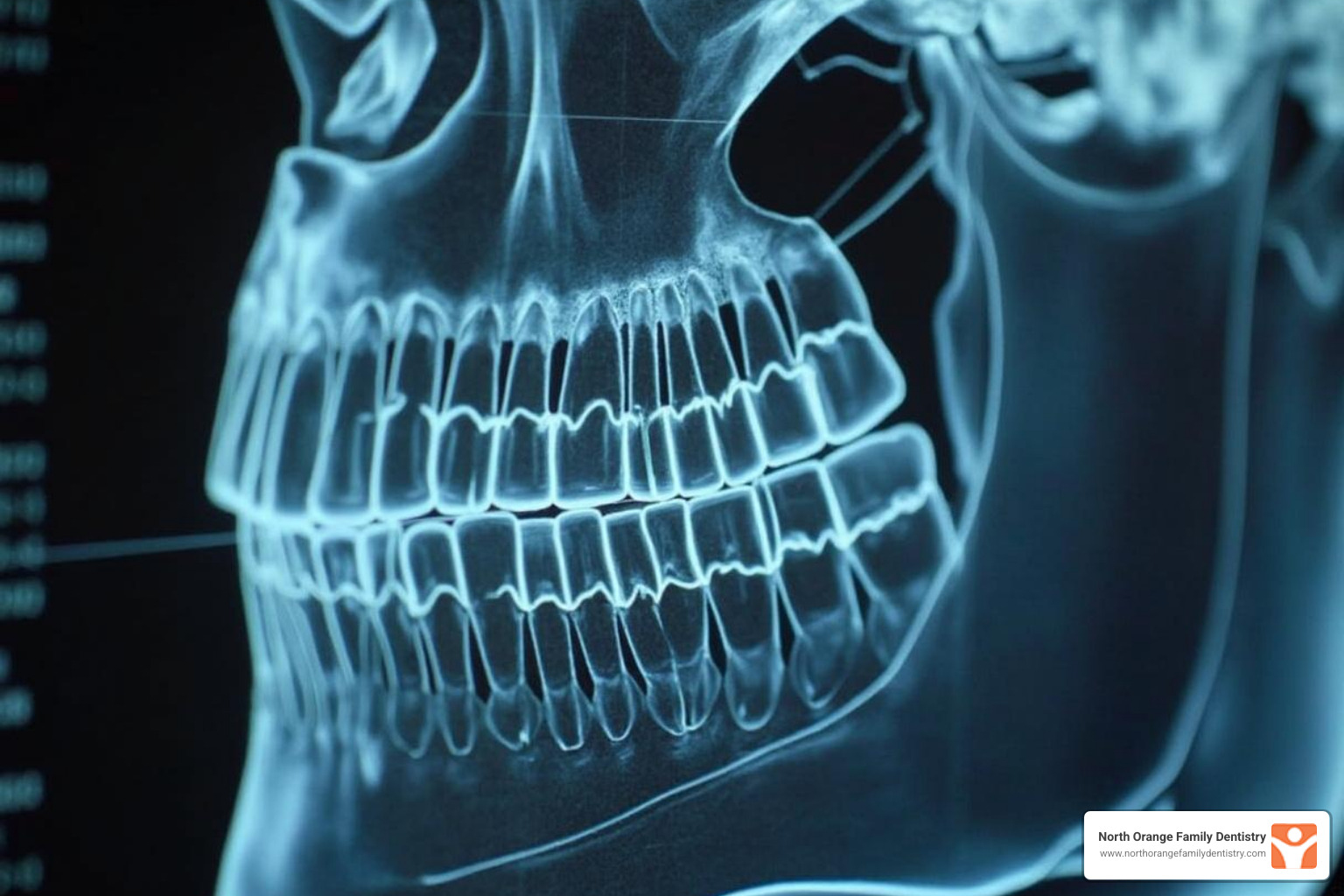 of a 3D dental CBCT scan - dental implants cost