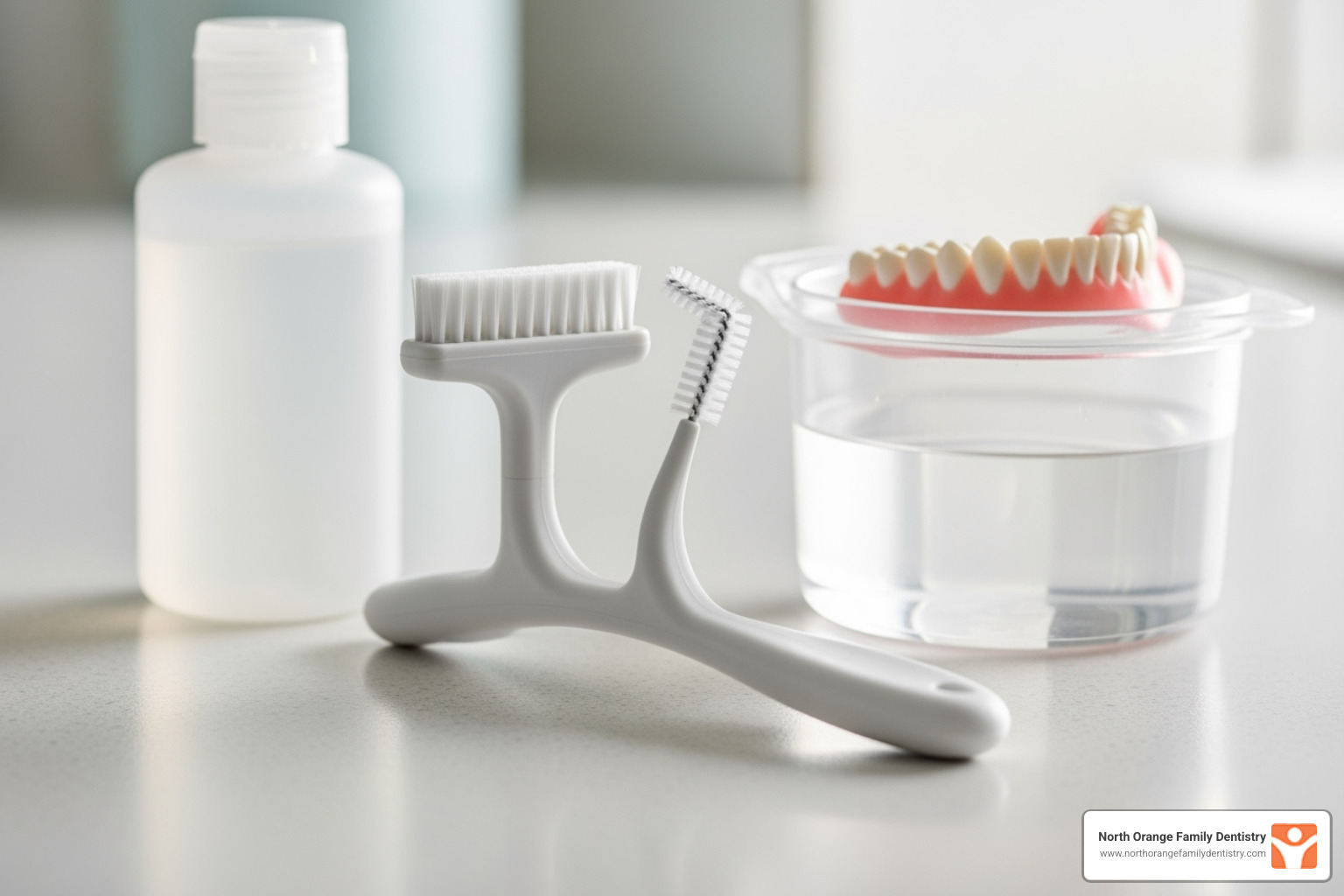 proper denture cleaning supplies - denture near me