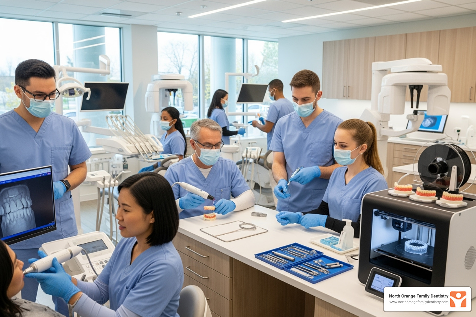 North Orange Family Dentistry team and technology - Partial dentures cost