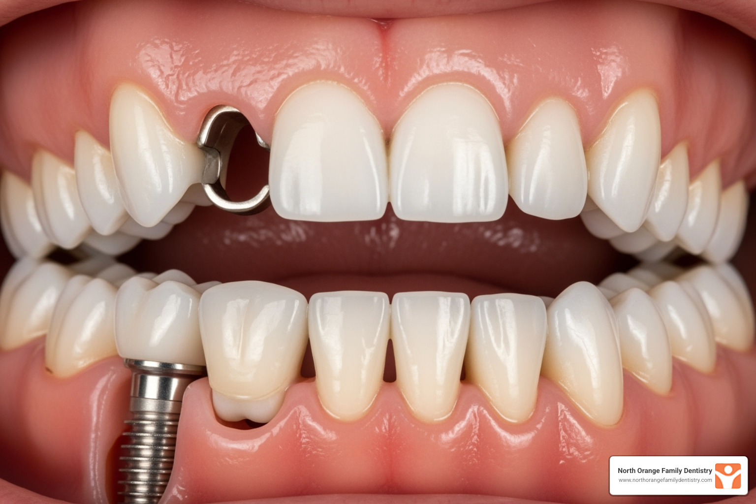 dentist consulting with a patient - artificial teeth types