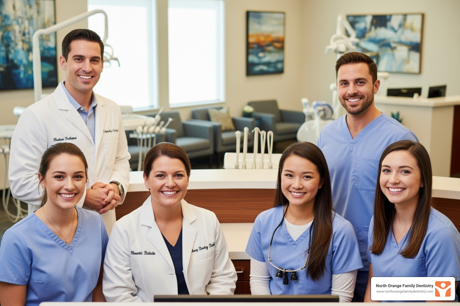 friendly North Orange Family Dentistry team - dentures