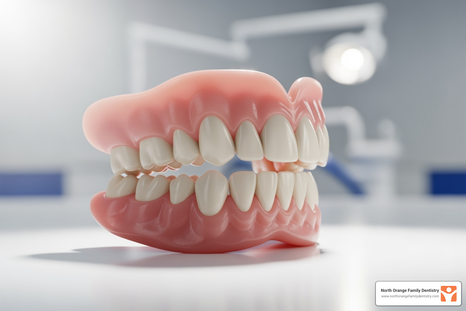 dentist using digital scanner for impressions - dentures
