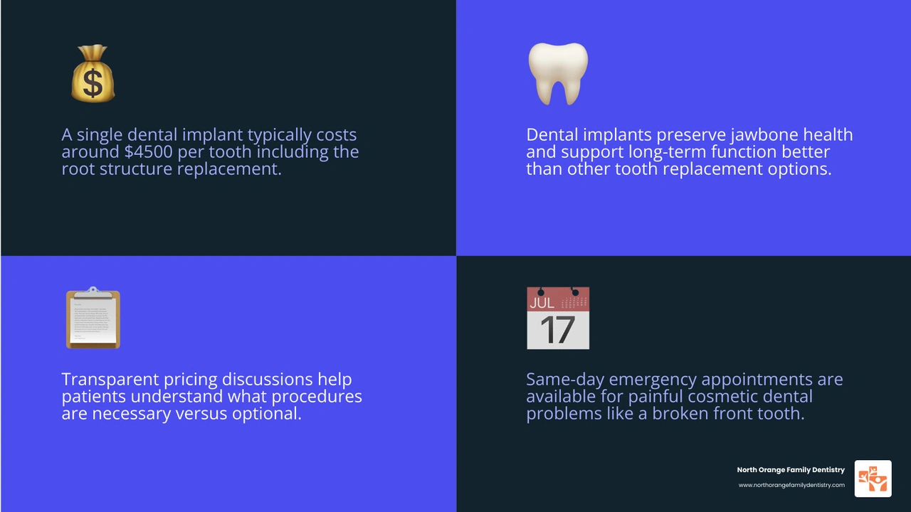 cosmetic dentistry FAQ overview infographic infographic