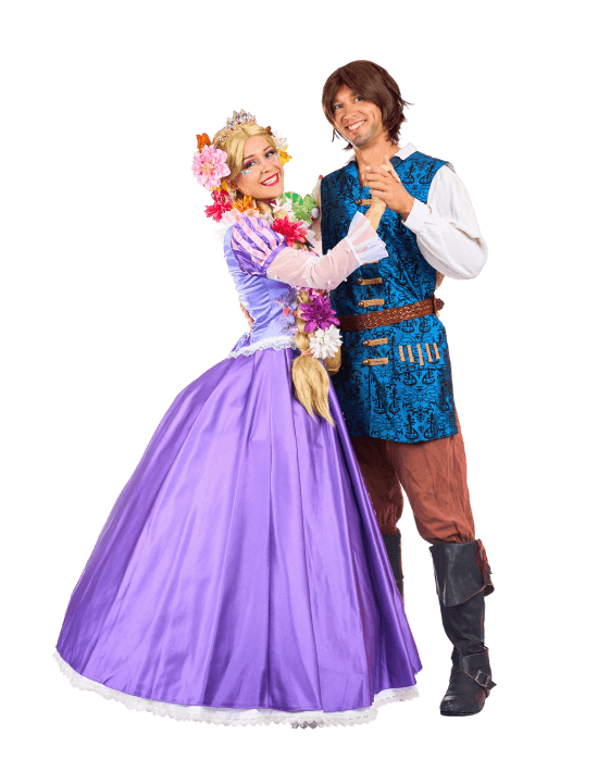 Rapunzel and Flynn