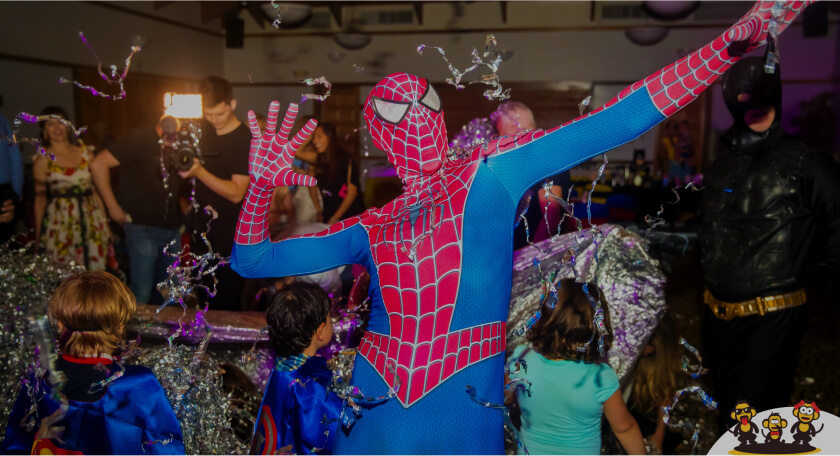 Spiderman — Marvel superhero party, great for children of all ages