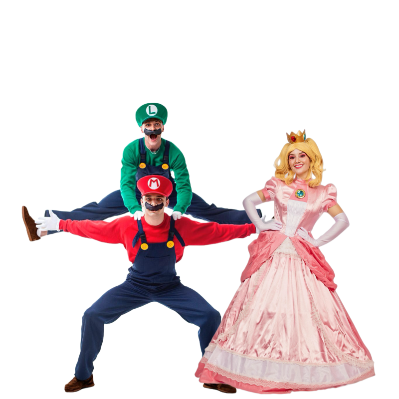 Mario, Luiggi & Princess Peach