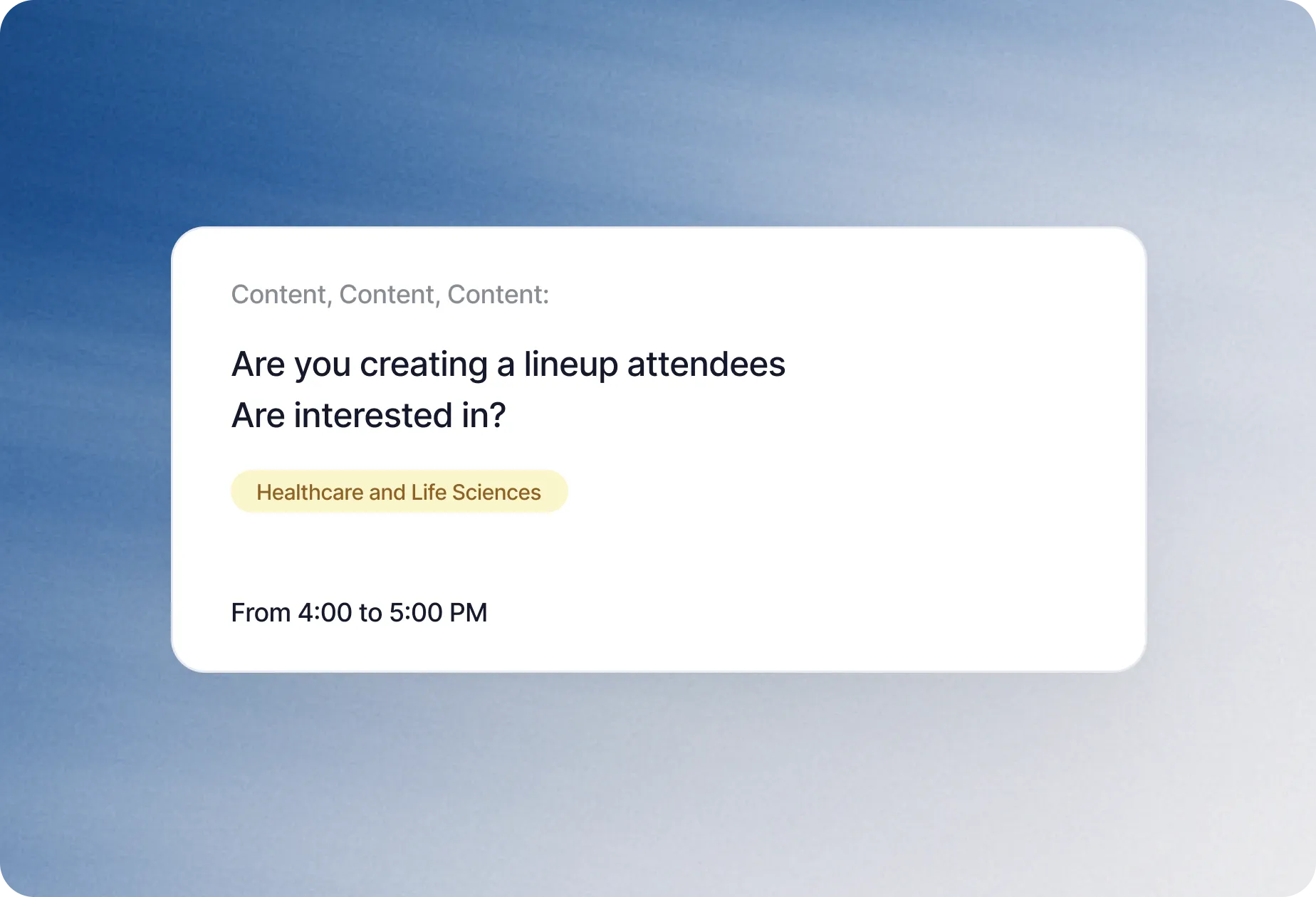 Make Confident Decisions Content Card
