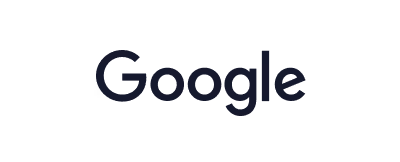 Google company logo with stylized black text on a white background.