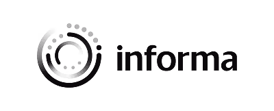 Informa company logo with circular icon to the left of the text.