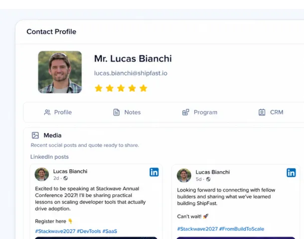 Interface for creating a new dashboard with options to track speaker activation and suggested templates.