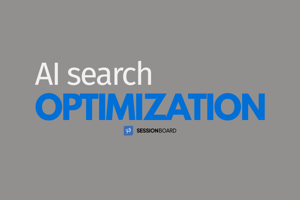 sessionboard blog thumbnail: Ai search optimization