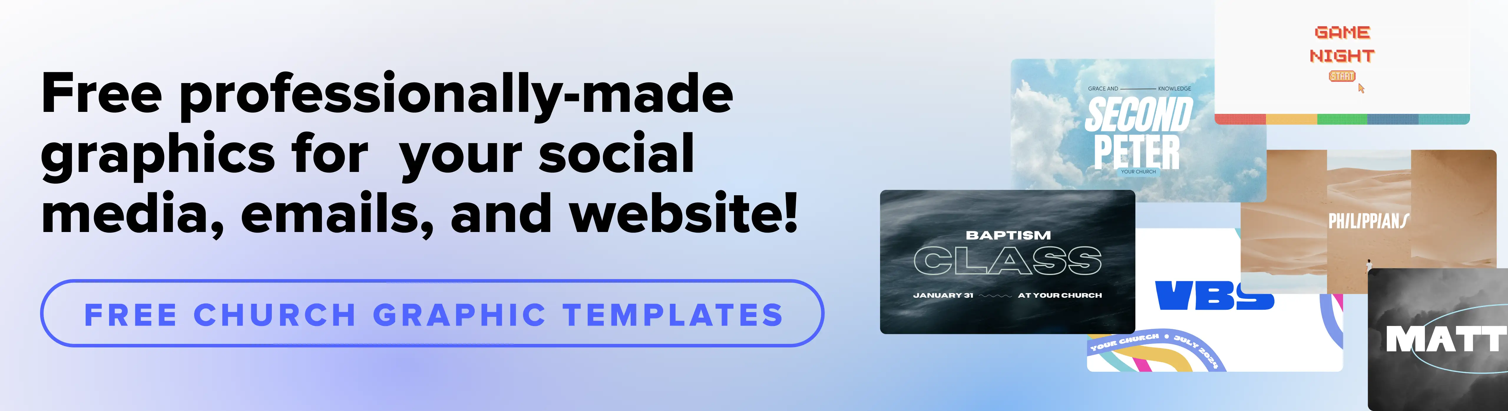 Free church graphics for events