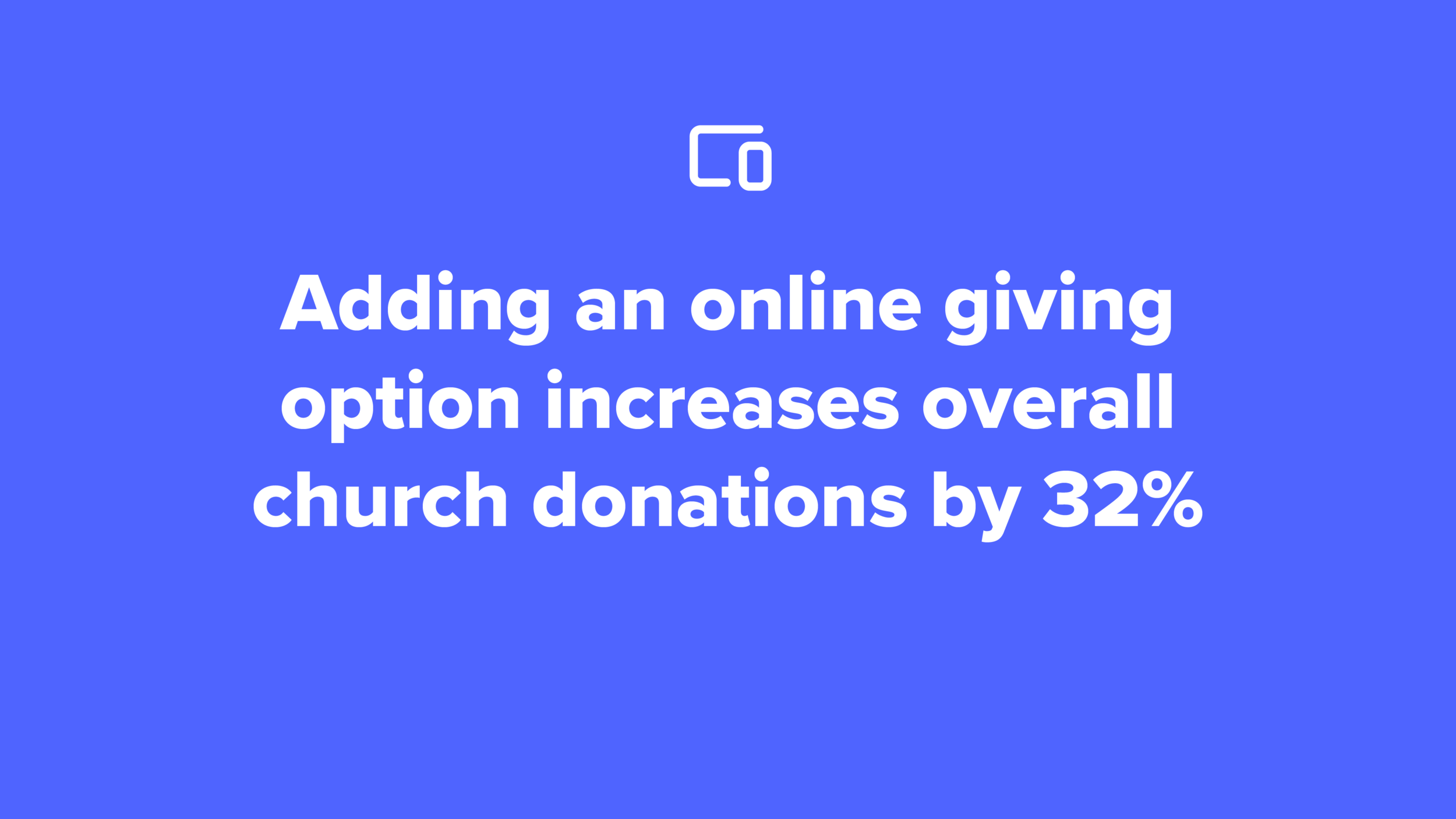 Adding online giving increases church donations by 32%