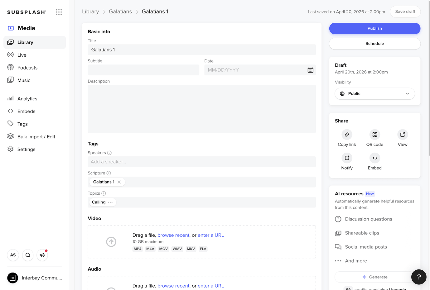 Dashboard Image Subsplash