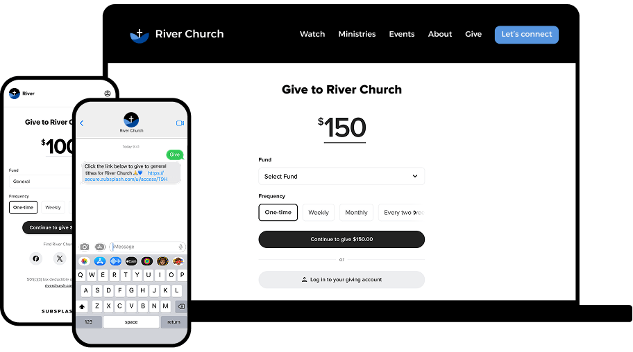 Flexible Donations For A Fully Funded Mission Subsplash