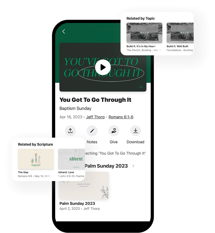Sermon Media And Podcast On Mobile
