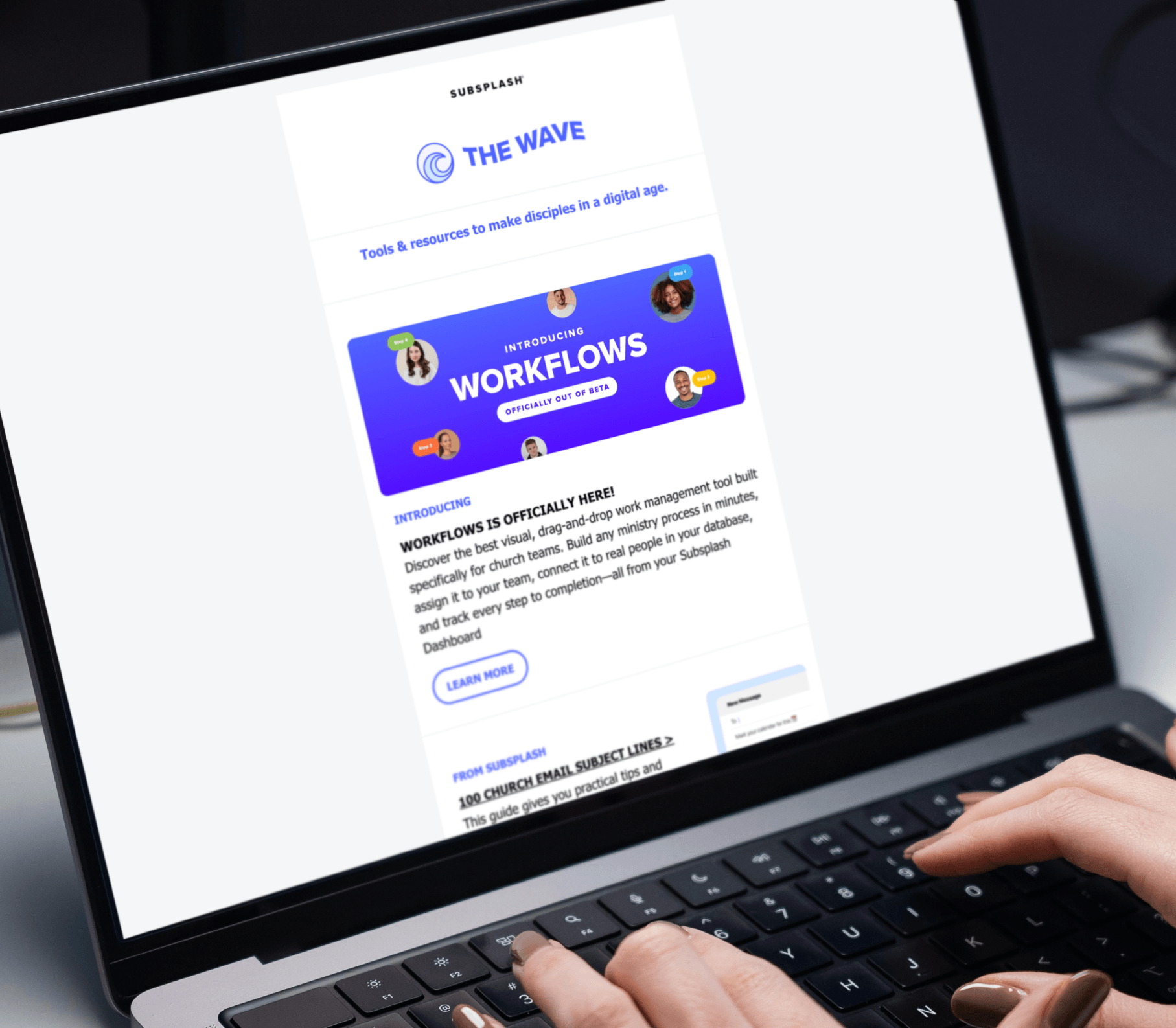The Wave newsletter and ministry resources