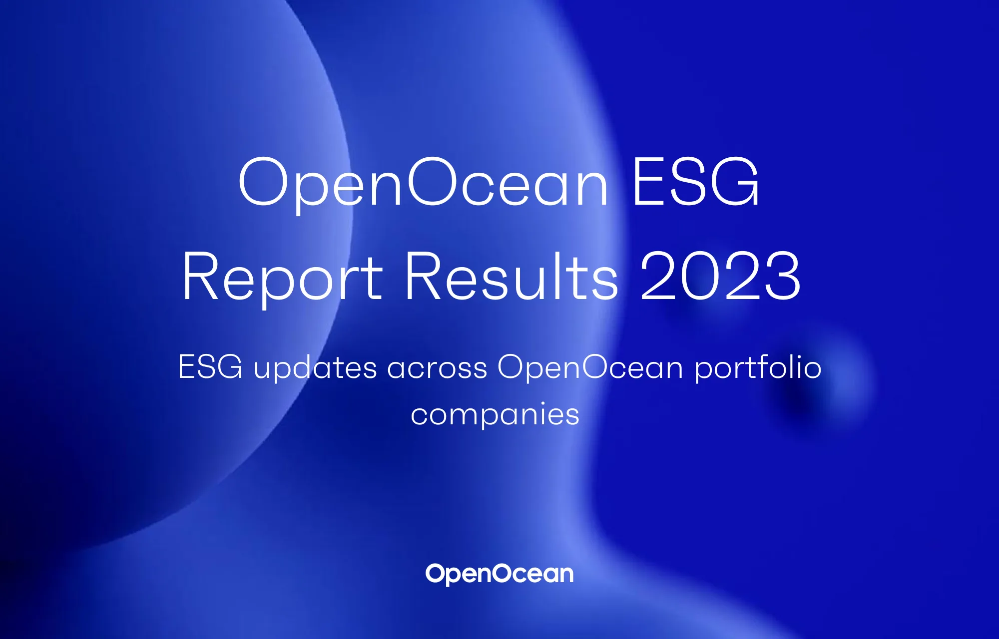 OpenOcean ESG Report 2023: ESG Maturity at an All-Time High
