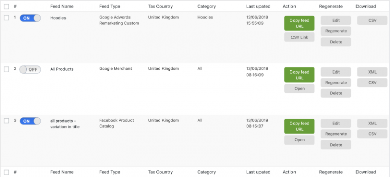 Product Catalog Feed PRO