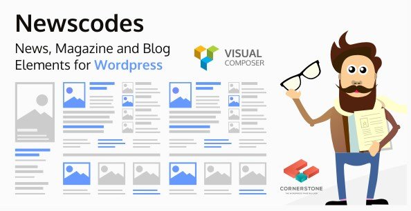 Newscodes – News, Magazine and Blog Elements for WordPress Newscodes – News, Magazine and Blog Elements for WordPress