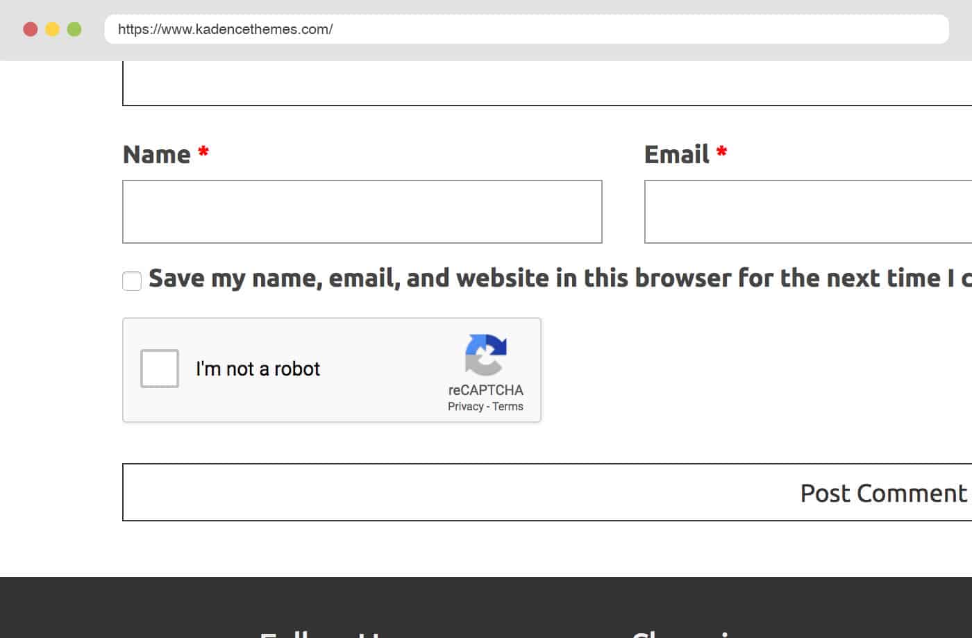 Kadence WP reCAPTCHA Plugin