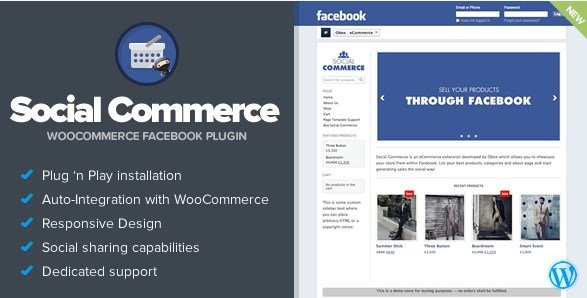 Social Commerce – WooCommerce Facebook Tab Social Commerce – WooCommerce Facebook Tab