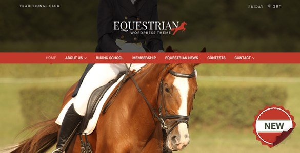 Equestrian – Horses & Stables WordPress Theme Equestrian – Horses & Stables WordPress Theme