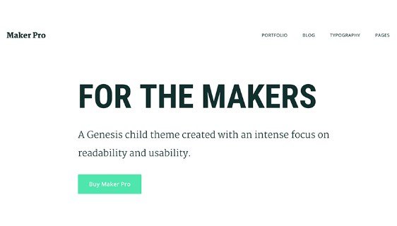 StudioPress Maker Pro Theme StudioPress Maker Pro Theme
