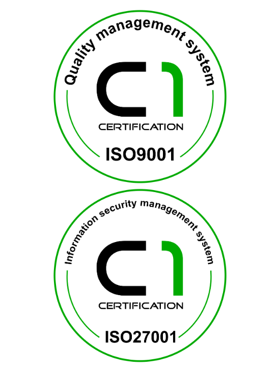 Man with laptop for insurance business