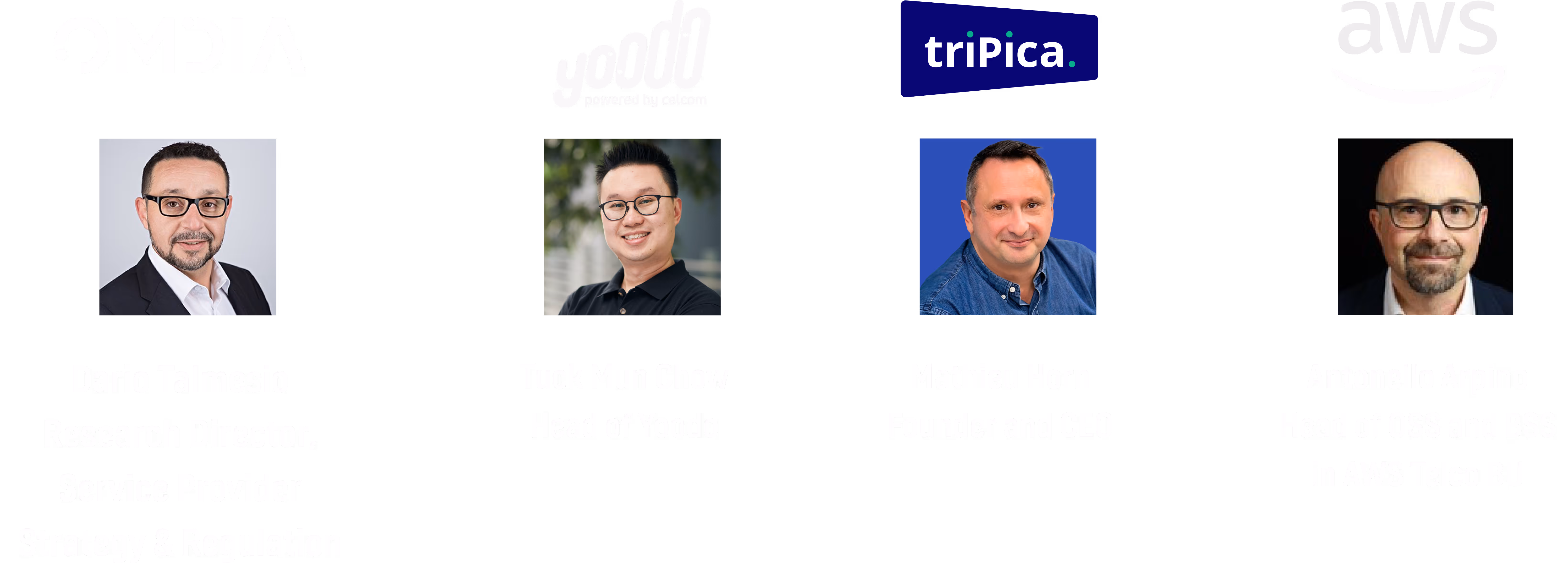 speakers from omdia webinar eSIM triPica Yoodo aws