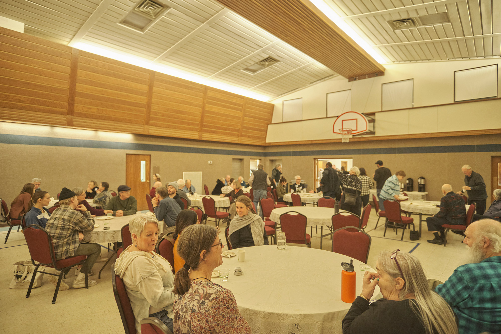 Settled community dinner at Mosaic Sacred Settlement st paul. 