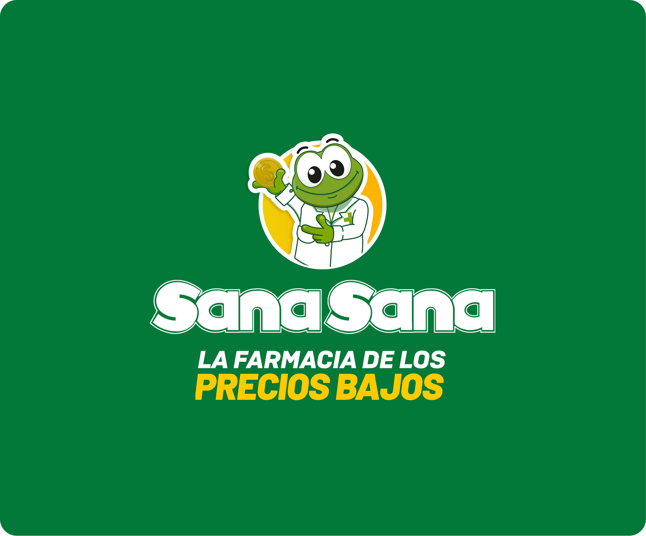 Logo de SanaSana, cadena de farmacias en Ecuador