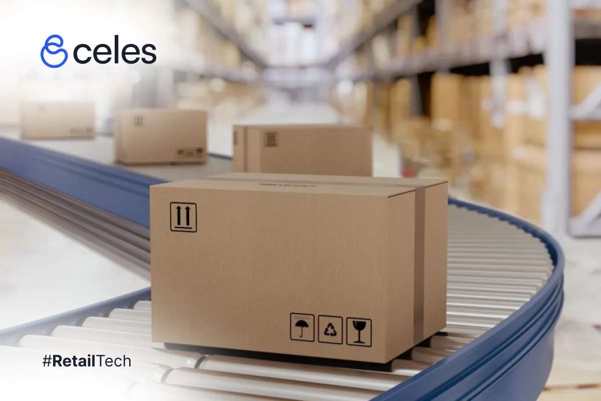 Esquema del abastecimiento automatizado desde un centro de distribución (CEDI) hasta tiendas minoristas.