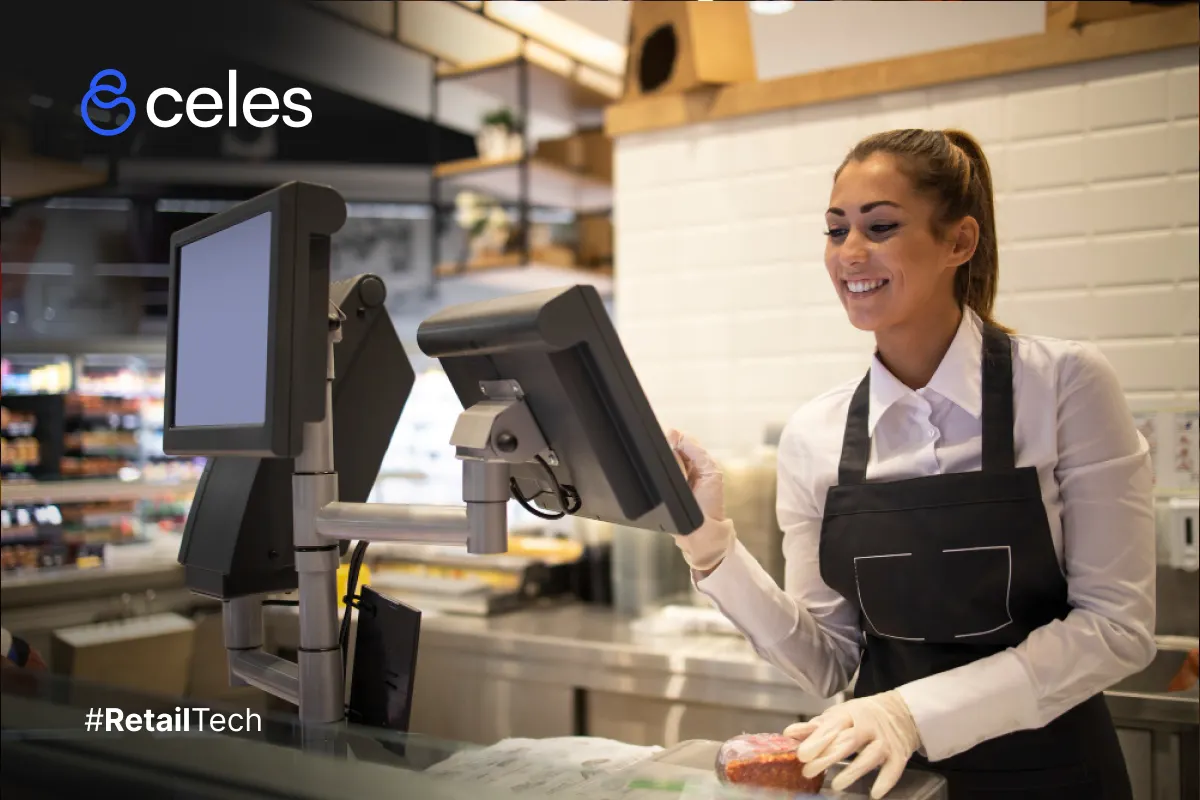 imagen de mujer en una caja de supermercado portada para blog Estrategias efectivas para mejorar el flujo de caja en retailers