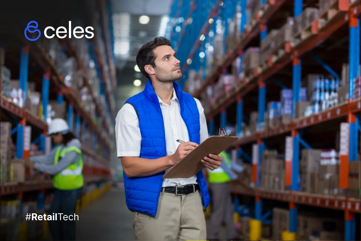 imagen de hombres enalmacencenes realiozando inventarios portada para el blog Estrategias avanzadas para optimizar tu cadena de suministro