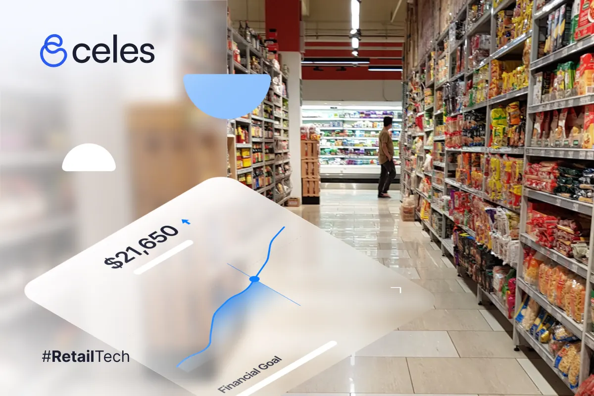 imagenes de gondolas bien abastecidas con graficos de performance de Celes portada para Blog Estrategias efectivas para evitar el 'out-of-stock' y maximizar las ventas