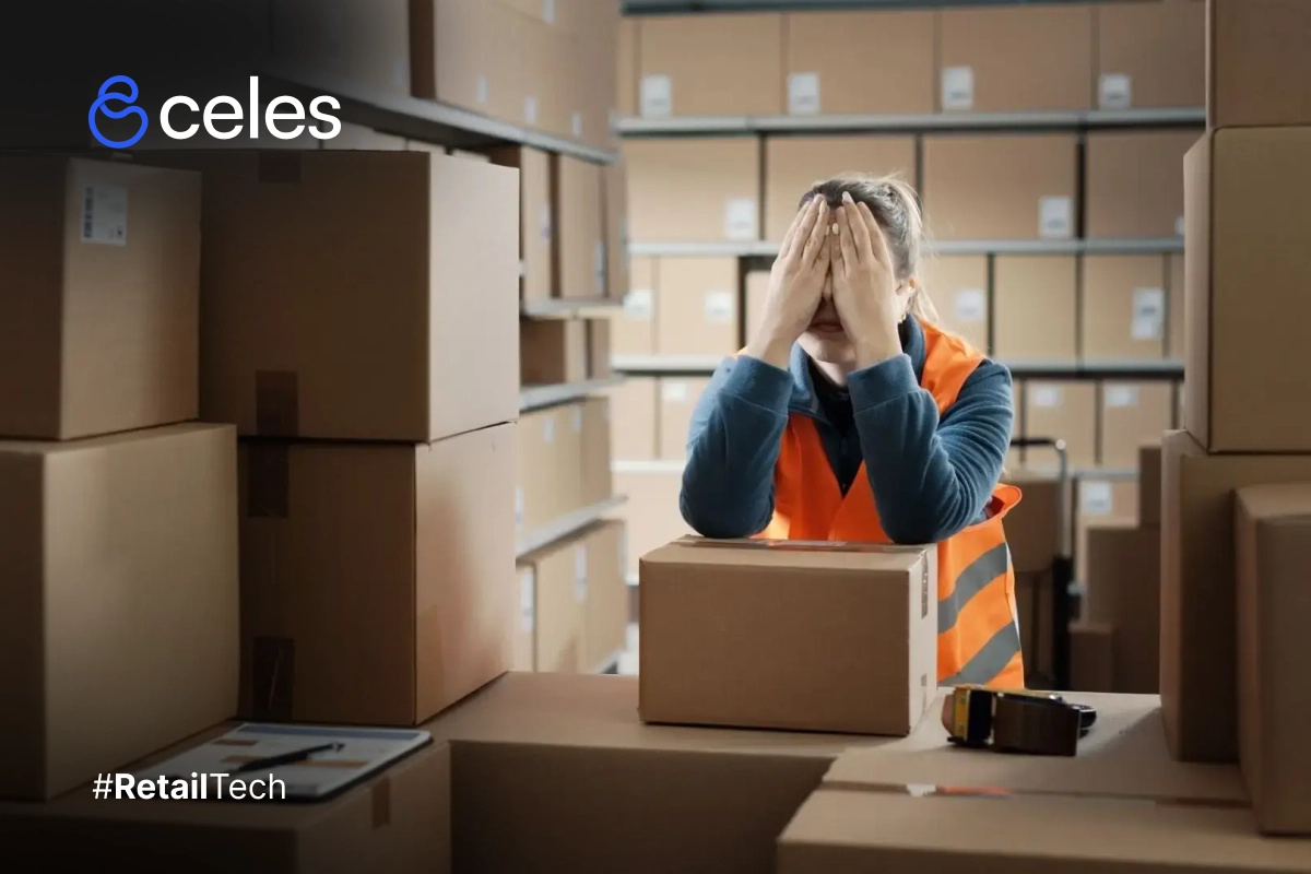 Persona desesperada por falta de control en merma