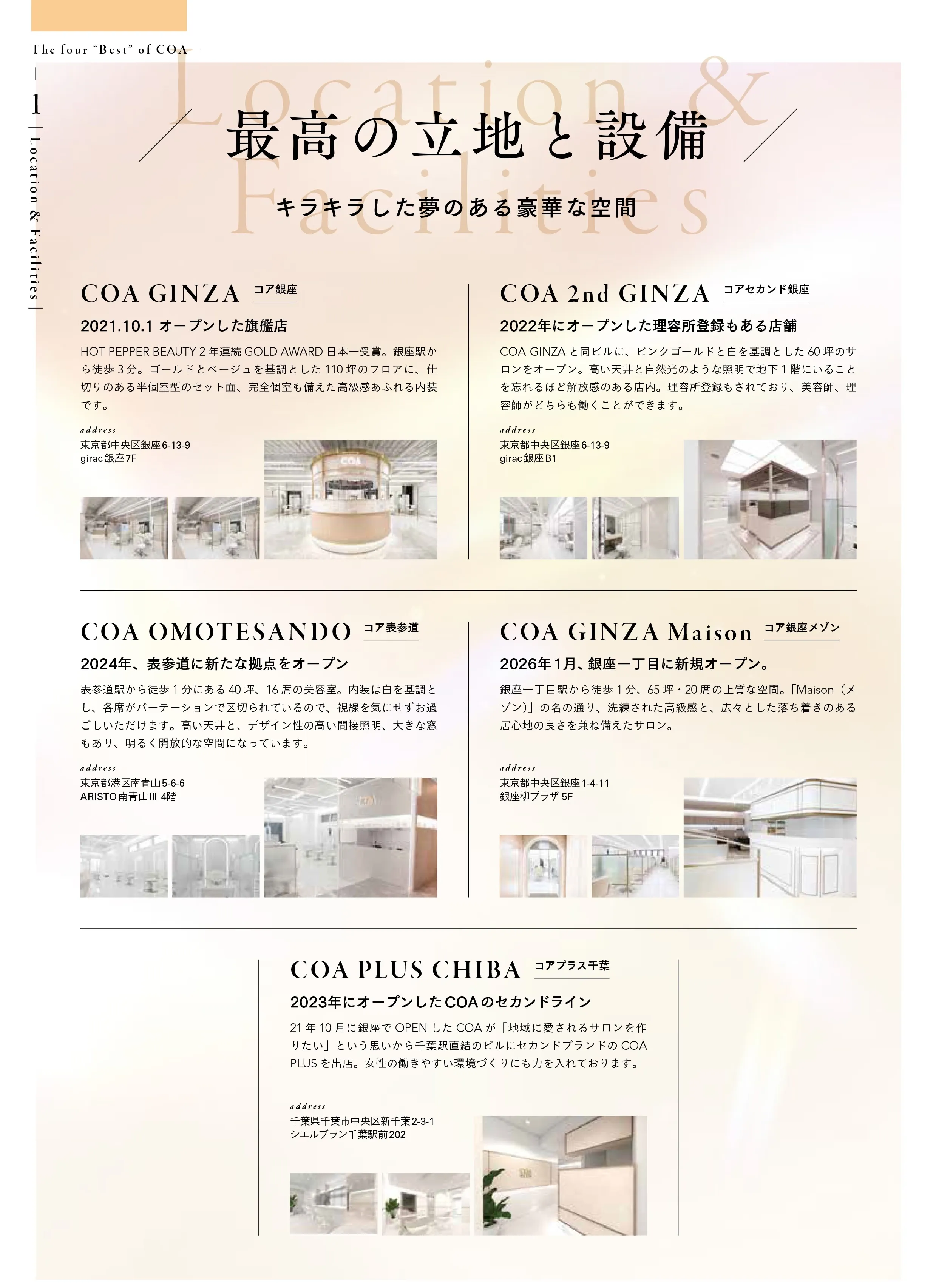 最高の立地と設備