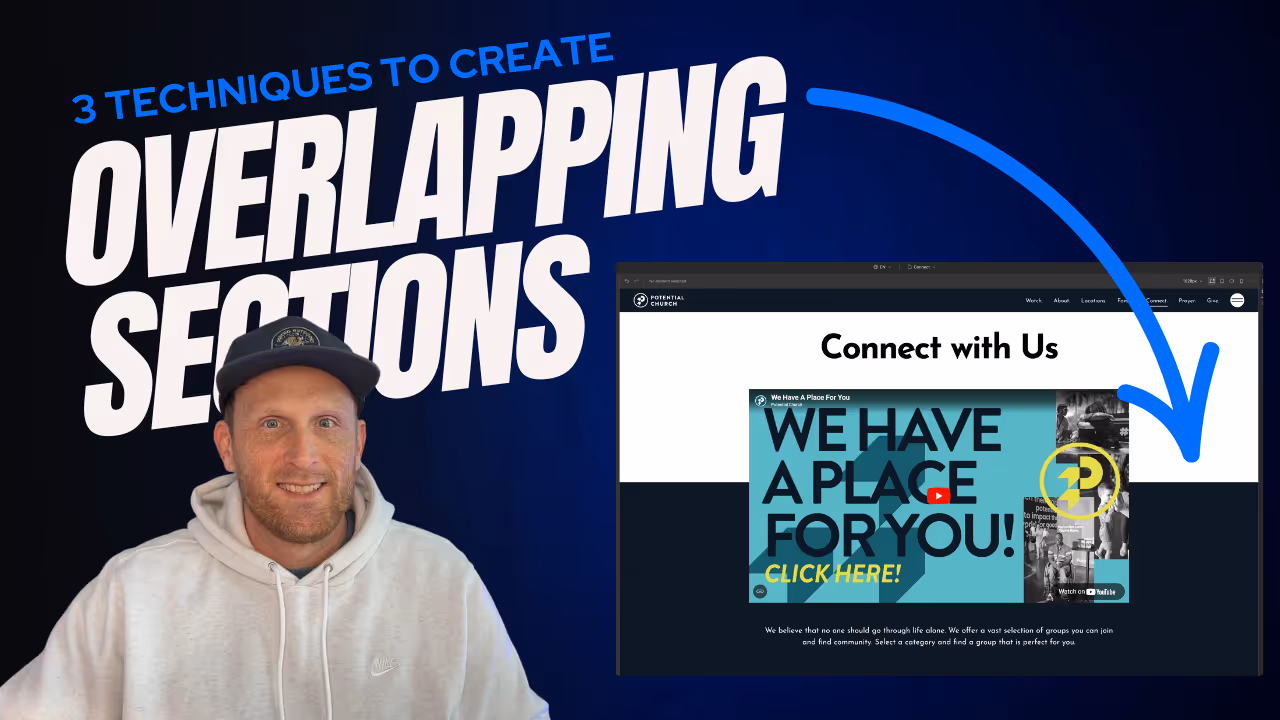 3 Ways to Create Overlapping Sections in Webflow
