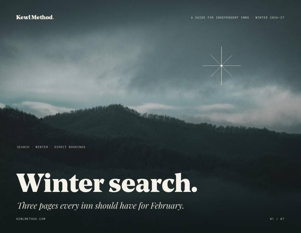 Cover of the Winter Search guide