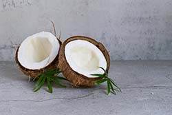 Walnut Coconut Ployes Recipe from Bouchard Family Farms, makers of Ployes Mix.