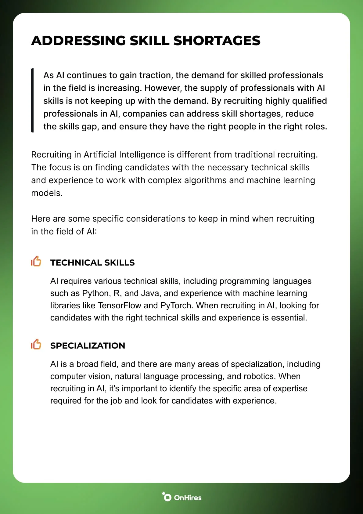 The guide to recruitment in AI | OnHires - Image 2