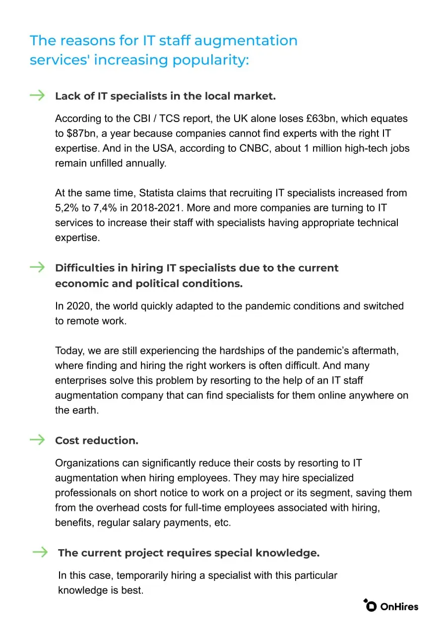 The guide to deep understanding IT outstaffing and its variations | OnHires - Image 3