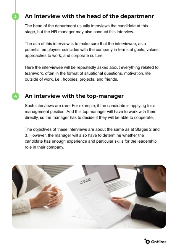 How to rganize successful recruitment process | OnHires - Image 5